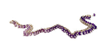 Load image into Gallery viewer, Ombré Amethyst Sterling Silver Bracelet
