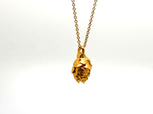 Load image into Gallery viewer, Golden mini Pine cone Necklace