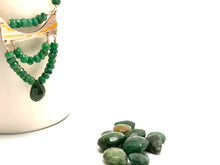 Load image into Gallery viewer, Keum Boo Statement necklace with Emeralds