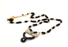 Load image into Gallery viewer, Keum Boo Statement Necklace with Sapphires