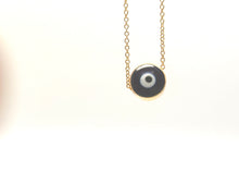 Load image into Gallery viewer, 14kt Gold Filled Larger Evil Eye Necklace