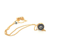 Load image into Gallery viewer, 14kt Gold Filled Larger Evil Eye Necklace
