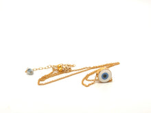 Load image into Gallery viewer, 14kt Gold Filled Larger Evil Eye Necklace