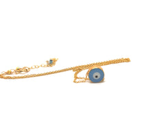 Load image into Gallery viewer, 14kt Gold Filled Larger Evil Eye Necklace
