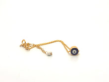 Load image into Gallery viewer, 14kt Gold Filled Evil Eye Necklace