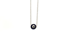 Load image into Gallery viewer, Sterling Silver Evil Eye Necklace