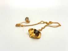 Load image into Gallery viewer, Shimmering Ocean Bark Pendant