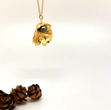 Load image into Gallery viewer, Shimmering Ocean Bark Pendant