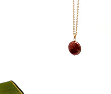 Load image into Gallery viewer, Red Coin Pearl Necklace