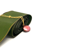 Load image into Gallery viewer, Red Coin Pearl Necklace