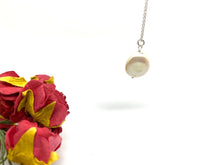 Load image into Gallery viewer, Freshwater Coin Pearl Necklace