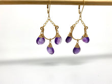 Load image into Gallery viewer, Chandelier Gemstone Earrings