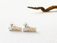 Load image into Gallery viewer, Keum Boo Stud Earrings-  Floweredsky Designs
