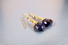 Load image into Gallery viewer, Sapphire Deluxe Gemstone Drop Earrings