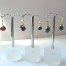 Load image into Gallery viewer, Sapphire Deluxe Gemstone Drop Earrings