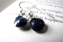 Load image into Gallery viewer, Sapphire Deluxe Gemstone Drop Earrings
