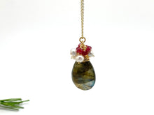 Load image into Gallery viewer, Pearl cluster necklace