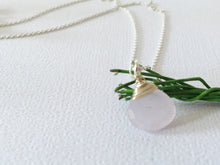Load image into Gallery viewer, Sterling Silver Chalcedony Drop Necklace