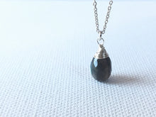 Load image into Gallery viewer, Labradorite Drop Necklace