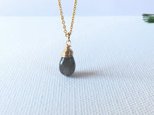 Load image into Gallery viewer, Labradorite Drop Necklace