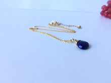 Load image into Gallery viewer, 14kt Gold Filled Gemstone Drop Necklaces