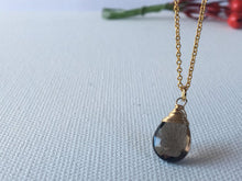 Load image into Gallery viewer, 14kt Gold Filled Gemstone Drop Necklaces
