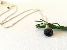 Load image into Gallery viewer, Sapphire Deluxe Gemstone Drop Necklace