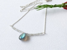 Load image into Gallery viewer, Sterling Silver Gemstone Beauty Necklace