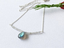 Load image into Gallery viewer, Labradorite Sterling Silver Gemstone Beauty Necklace
