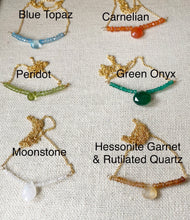 Load image into Gallery viewer, 14kt Gold Filled Gemstone Beauty Necklace