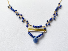 Load image into Gallery viewer, Keum Boo Necklace with Sapphires
