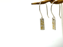 Load image into Gallery viewer, Keum Boo Rectangle small Earrings
