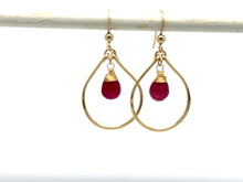 Load image into Gallery viewer, 14kt Gold Filled Raindrop Earrings
