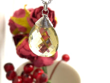 Load image into Gallery viewer, Large Lemon Drop Quartz Necklace