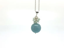 Load image into Gallery viewer, Aquamarine Clusters Necklace