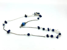 Load image into Gallery viewer, Lapis and Moonstone Choker Necklace