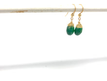 Load image into Gallery viewer, green earrings
