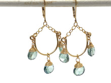 Load image into Gallery viewer, Chandelier Gemstone Earrings