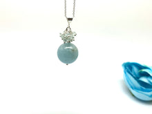 Load image into Gallery viewer, Aquamarine Clusters Necklace