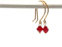 Load image into Gallery viewer, Petite Crystal Dangle Earrings - Lola
