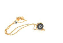 Load image into Gallery viewer, 14kt Gold Filled Larger Evil Eye Necklace
