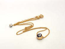 Load image into Gallery viewer, 14kt Gold Filled Evil Eye Necklace
