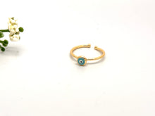 Load image into Gallery viewer, Petite Round Evil Eye Ring
