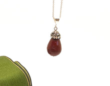 Load image into Gallery viewer, Quartz Necklace with Marcasites
