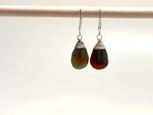 Load image into Gallery viewer, Chrysocolla Wire Wrapped Earrings
