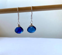 Load image into Gallery viewer, Kyanite Wire Wrapped Earrings
