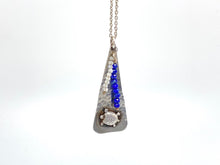 Load image into Gallery viewer, Caretta Caretta Turtle Necklace with Lapis and Moonstone

