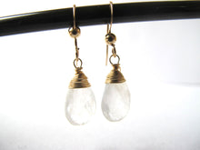 Load image into Gallery viewer, Gold Filled Moonstone Earrings
