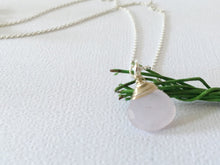 Load image into Gallery viewer, Sterling Silver Chalcedony Drop Necklace
