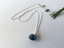 Load image into Gallery viewer, London Blue Quartz Wire Wrapped Necklace
